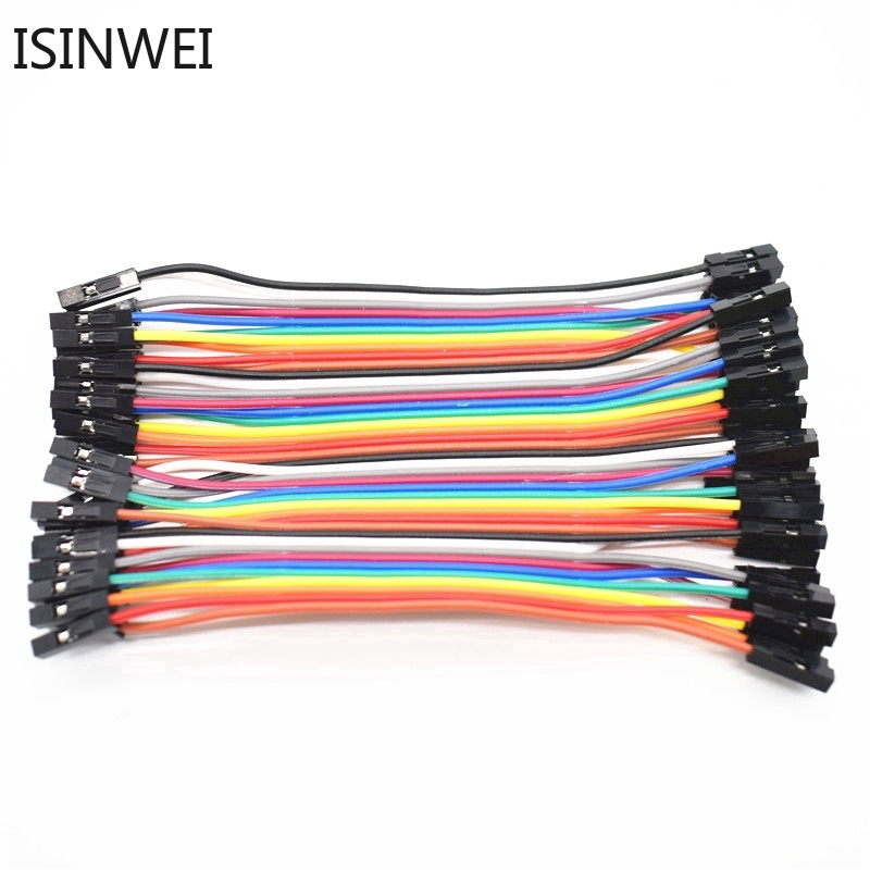Set 40 dây cáp chuyển đổi ổ cắm 2.54mm 1pin 1p sang ổ cắm 1p 10cm