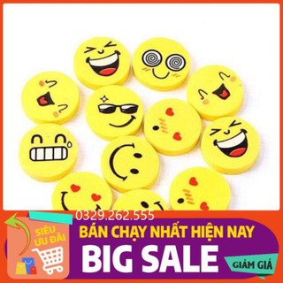 (FreeShip) Tẩy hình mặt cười siêu đáng yêu