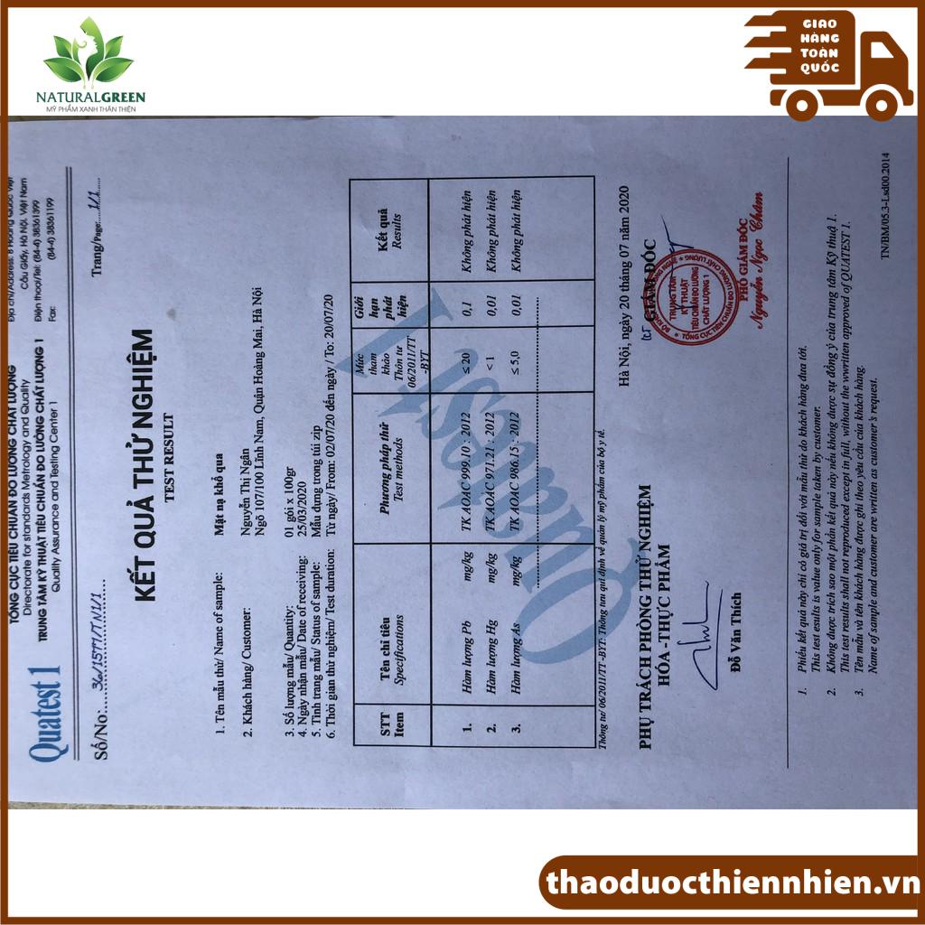 Mặt nạ khổ qua rừng nguyên chất, mặt nạ khổ qua dưỡng trắng da, giảm mụn , kiềm dầu mờ thâm nám .