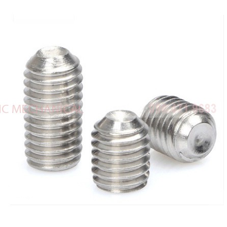 Set ốc vít  M8, M10,M12  inox 304 lỗ lục giác đầu trụ, đầu bằng, đầu dẹt, vít trí