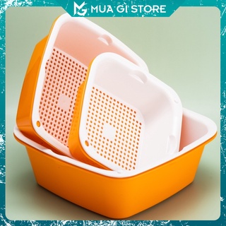 Bộ rổ ECO Đa Năng 6in1, Bộ rổ đa năng, Bộ thau rổ đa năng, Combo thau rổ đa năng, Combo Rổ đa năng 6in1