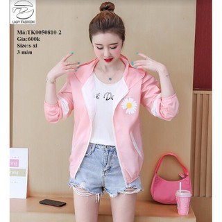 Áo Khoác Gió Nữ Hoa Cúc Phiên Bản Mới Nhất 2020 - Áo hoa cúc