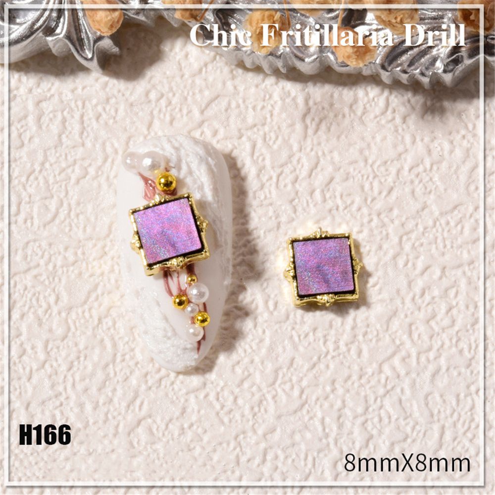 Bộ 10 Miếng Dán Trang Trí Móng Tay Nghệ Thuật|Mặt Dây Chuyền Đá Zircon Tự Làm Trang Sức|Làm Móng Tay