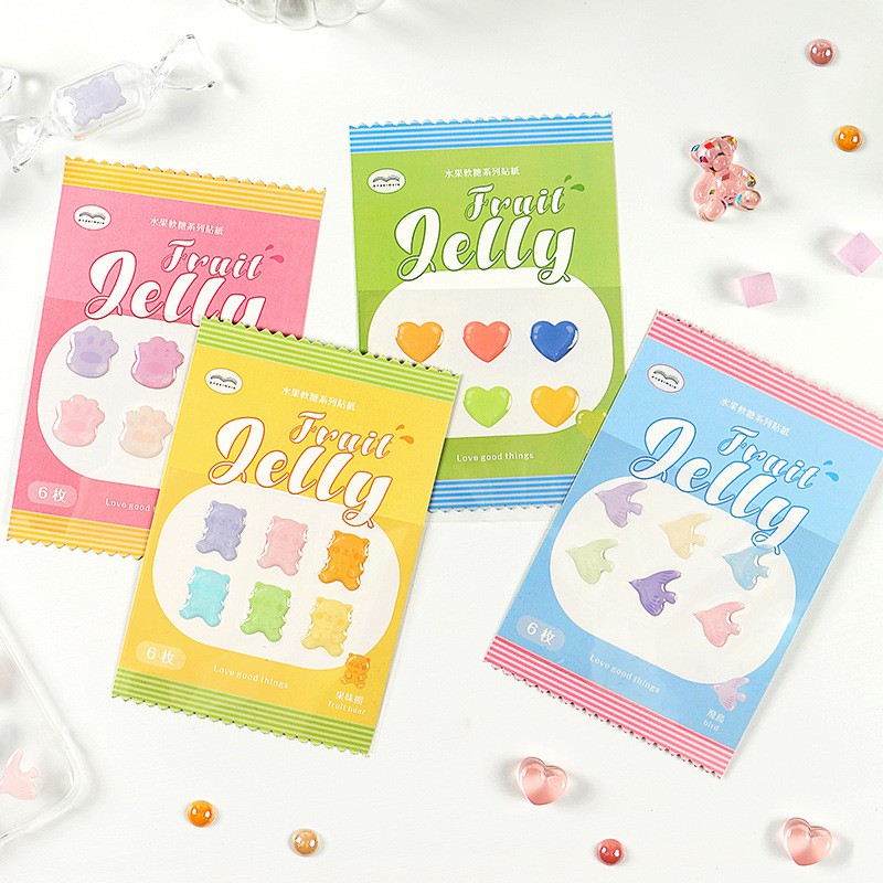 Sticker Cute 💖 Set 3 Tấm Hình Dán Dễ Thương MEET YOU - PASTER Miếng Dán Trang Trí Sổ Planner Bullet Journal Hàn Quốc