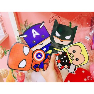 Phong bao lì xì hoạt hình siêu cute tết, bao lì xì siêu anh hùng