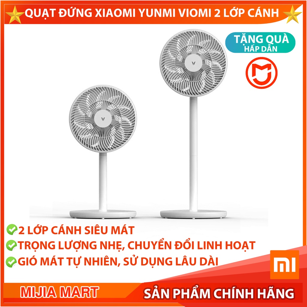 Quạt cây viomi xiaomi điều chỉnh cao thấp. Quạt bàn VXFFS12A-J