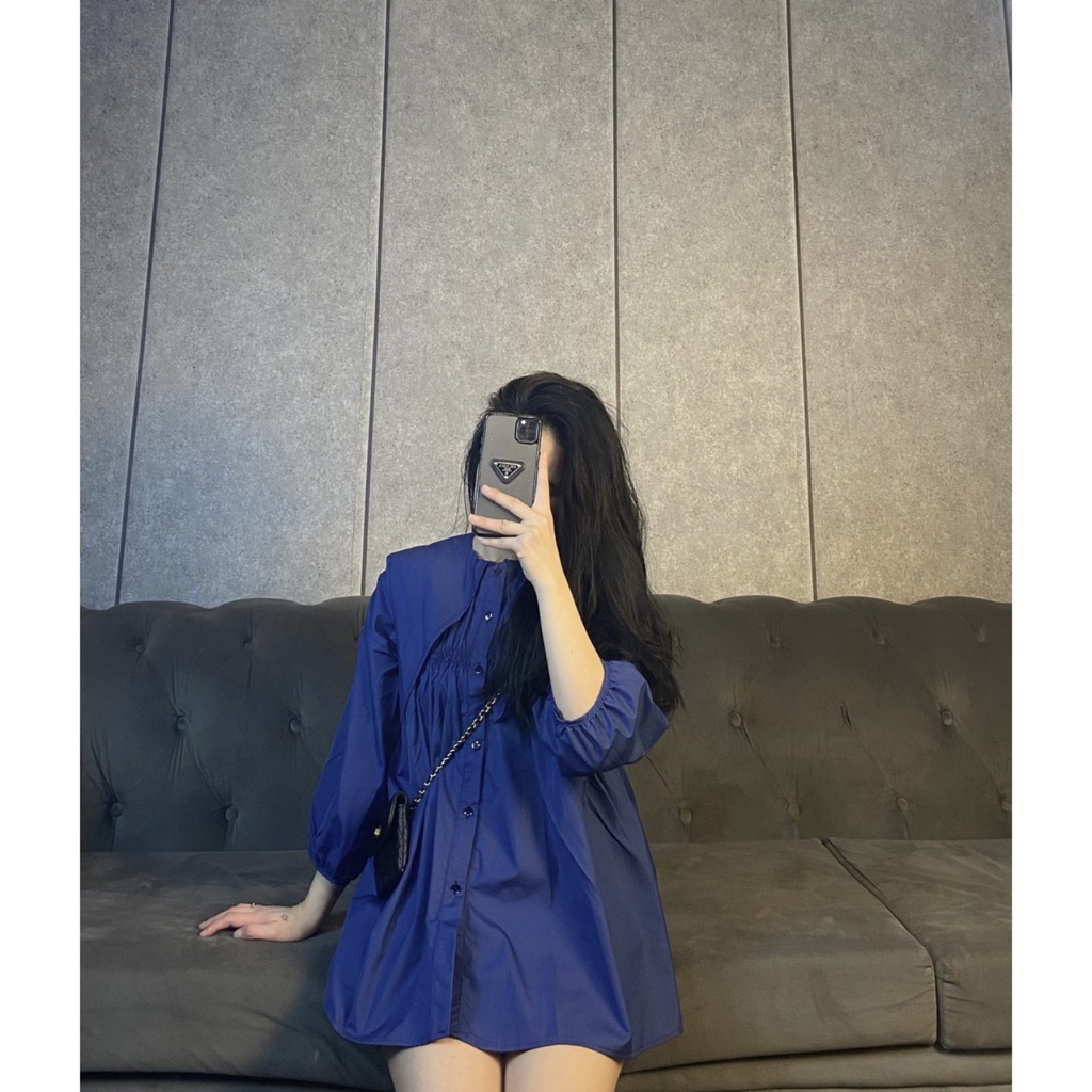 Áo babydoll tiểu thư cổ bèo PN00345 hihishophaha