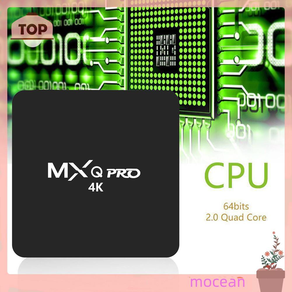 Đầu Mxq Pro Android 7.1 Quad Core 1 + 8g Smart Tv Box 4kx2k Wifi Chuẩn Eu Và Phụ Kiện