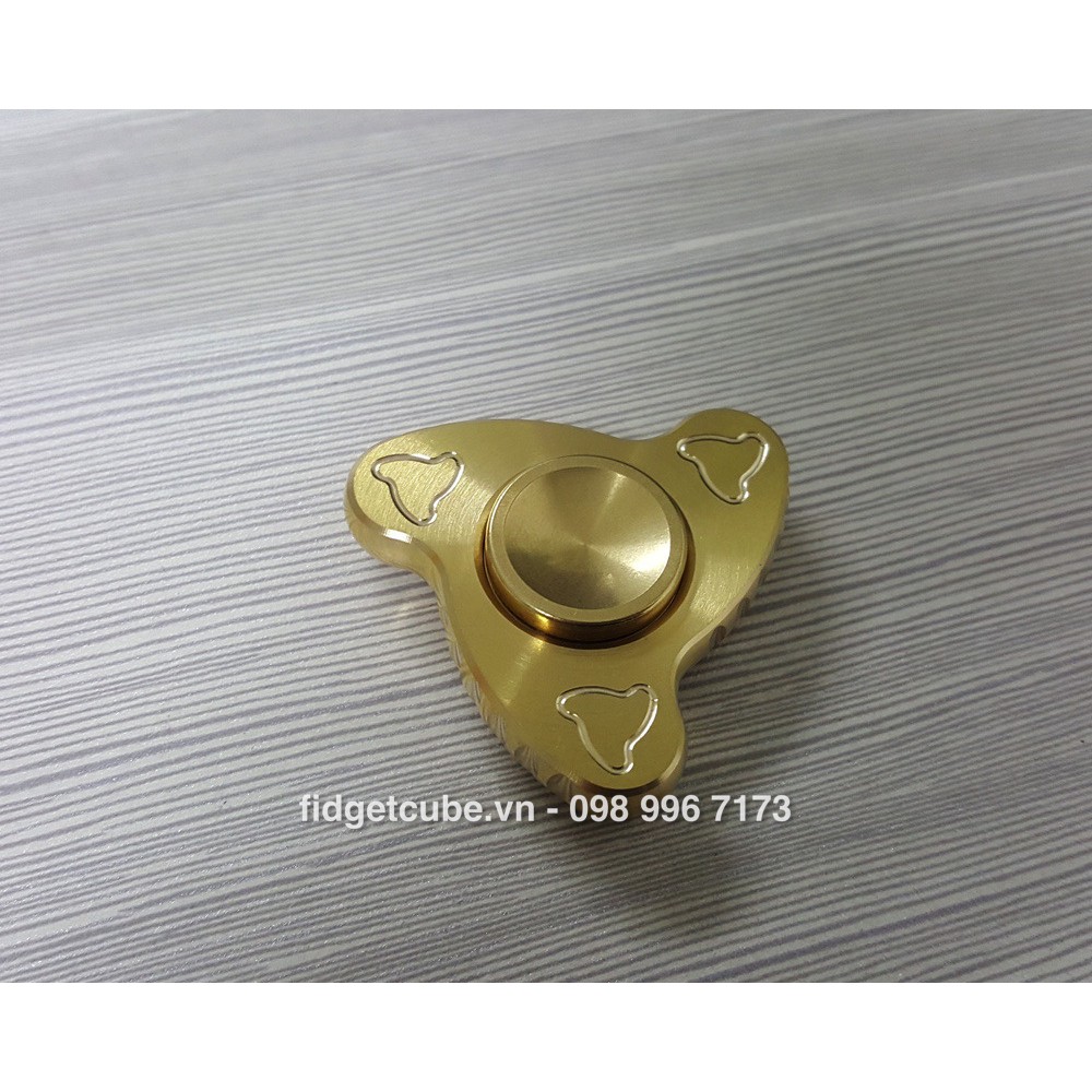 Con Quay Boomerang Mini Spinner 3 Cánh – Full Brass