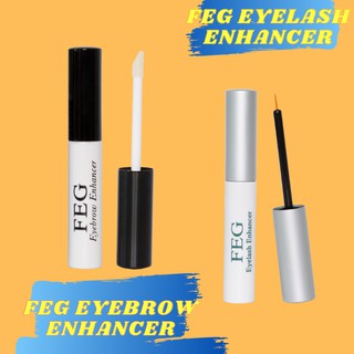 [CHÍNH HÃNG] Combo dưỡng mi-mày dài dày cong FEG eyelash- eyebrow ehancer 3ml_5ml