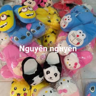 Dép bông doremon