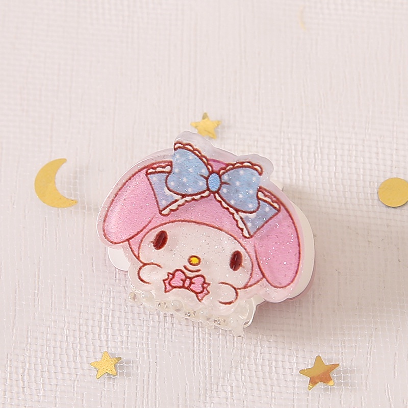 Kẹp Tóc Hình Hoa Ngọc Bích Sanrio Dễ Thương Thời Trang Hàn Quốc Cho Trẻ Em