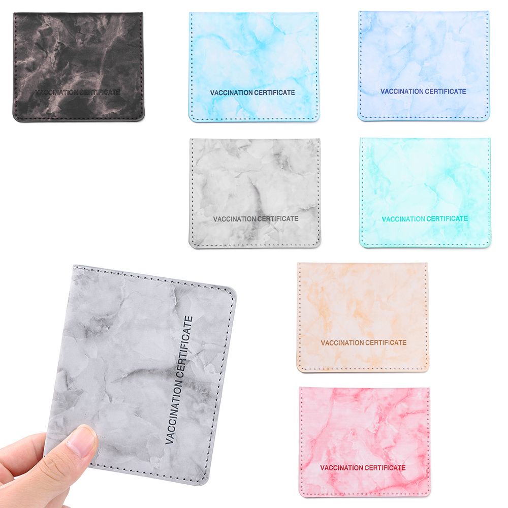 Ví đựng bưu thiếp/hội chiếu chất da PU chống nắng họa tiết hoa chống nước thời trang cho unisex nhiều màu sắc tùy chọn