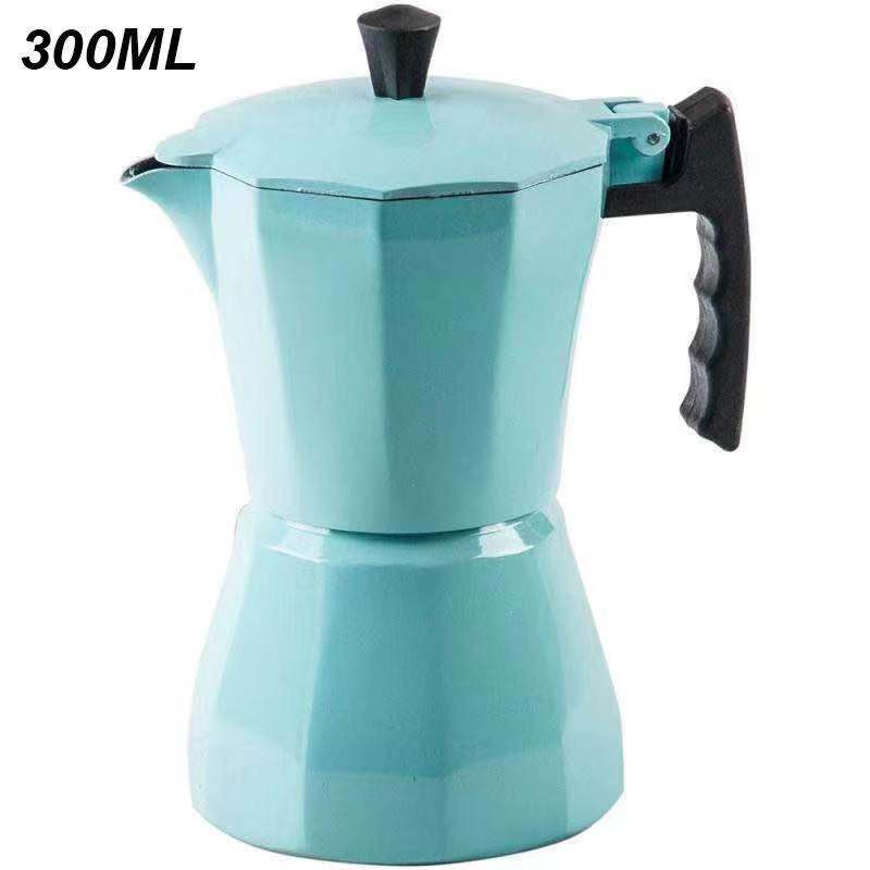 3 cốc / 6 ly máy pha cà phê bằng nhôm Mocha Ý máy pha cà phê espresso bộ lọc tinh tế và nhỏ gọn