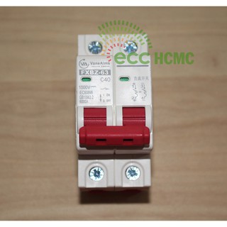 CB DC 1000VDC chuyên dụng Solar (Cầu dao ngắt điện 2 chấu)