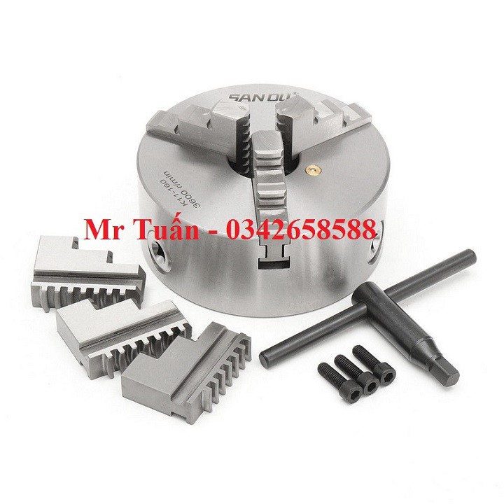 Mâm cặp 3 chấu 160mm K11-160