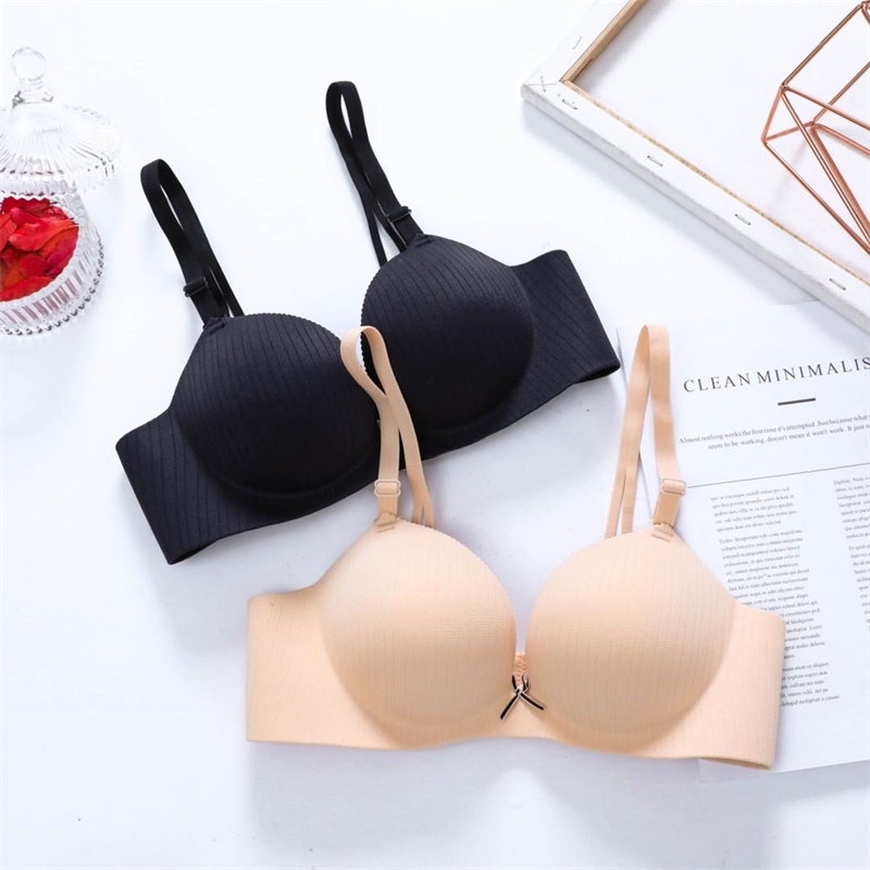 Áo Lót Nâng Ngực Nữ Họa Tiết Sọc Ngang 4 Màu Sắc