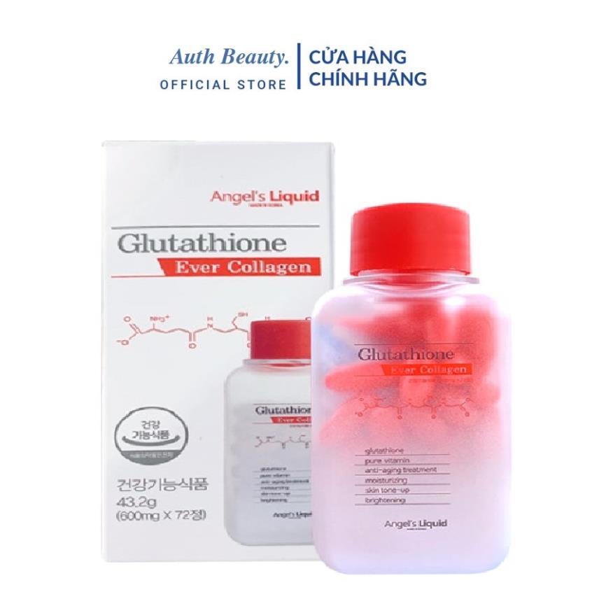 Viên uống trắng da Glutathione Ever Collagen [72 Viên]