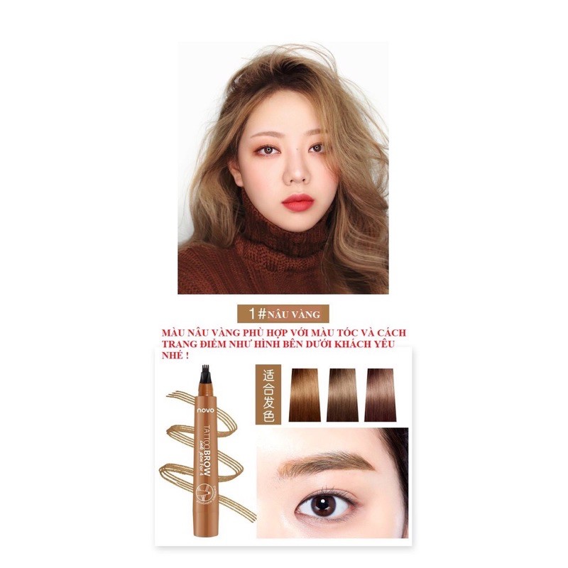 Xả Kho Bút chì kẻ lông mày- phẩy sợi lông mày 4D không trôi nước dạng gel Suake eyebrown contuoring