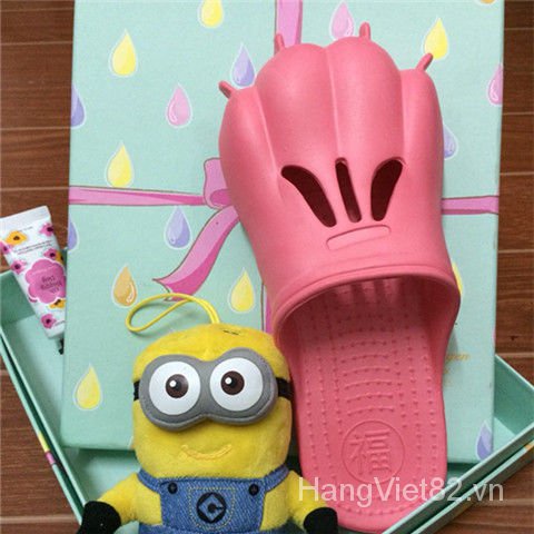 Dép đi trong nhà/ đi biển hình bàn chân mèo nhiều họa tiết và màu sắc độc đáo