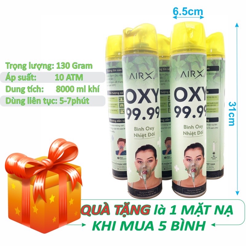 Bình Oxy cầm tay CUNG CẤP OXY NHANH TẠI NHÀ CHO NGƯỜI BỆNH mini giá rẻ tiện lợi dễ cất giữ và mang theo nhẹ nhàn