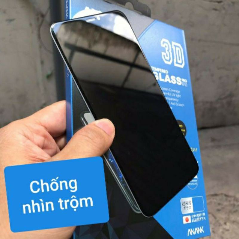 Kính cường lực Anank full màn hình cho iphone 12 pro max/12/12 pro/12 mini/11pro max/11 pro/11/7plus/8plus