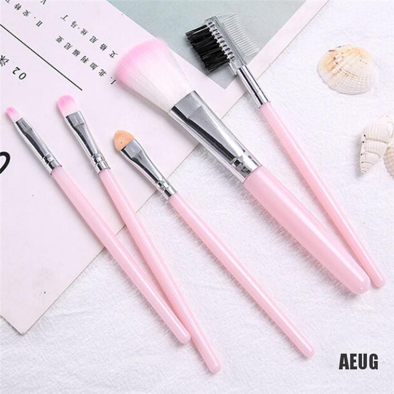 [Hàng mới về] Bộ 5 cọ trang điểm chuyên nghiệp cho nữ