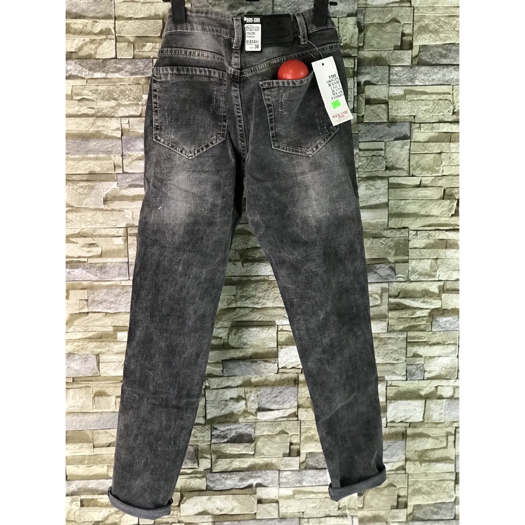 Quần jean nam bò xanh khói Hàn Quốc Cao Cấp | BigBuy360 - bigbuy360.vn