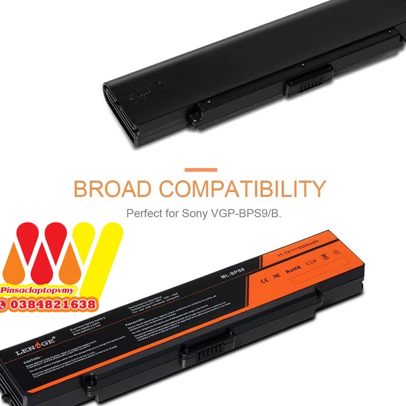 Pin laptop Sony Vaio VGN-SZ54 VGN-SZ55 VGN-SZ56 VGN-SZ561N VGN-SZ562N VGN-SZ57N NEW 100%
