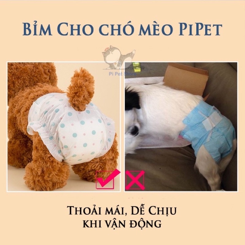 Bỉm Vệ Sinh Cho Chó - Tã Lót Cho Chó Mèo Nhật Bản - Bỉm cho Chó Cái