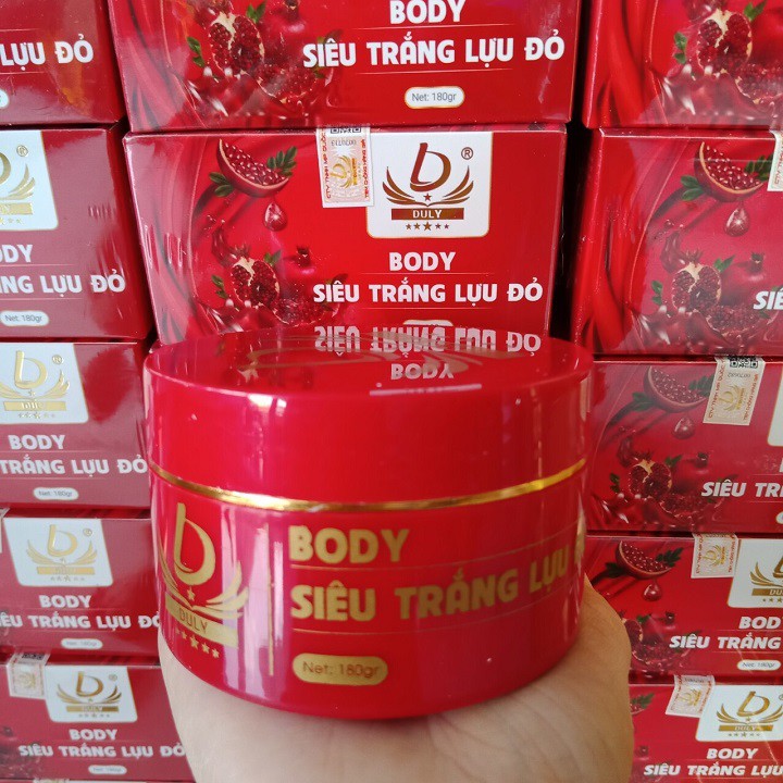 KEM BODY SIÊU TRẮNG LỰU ĐỎ