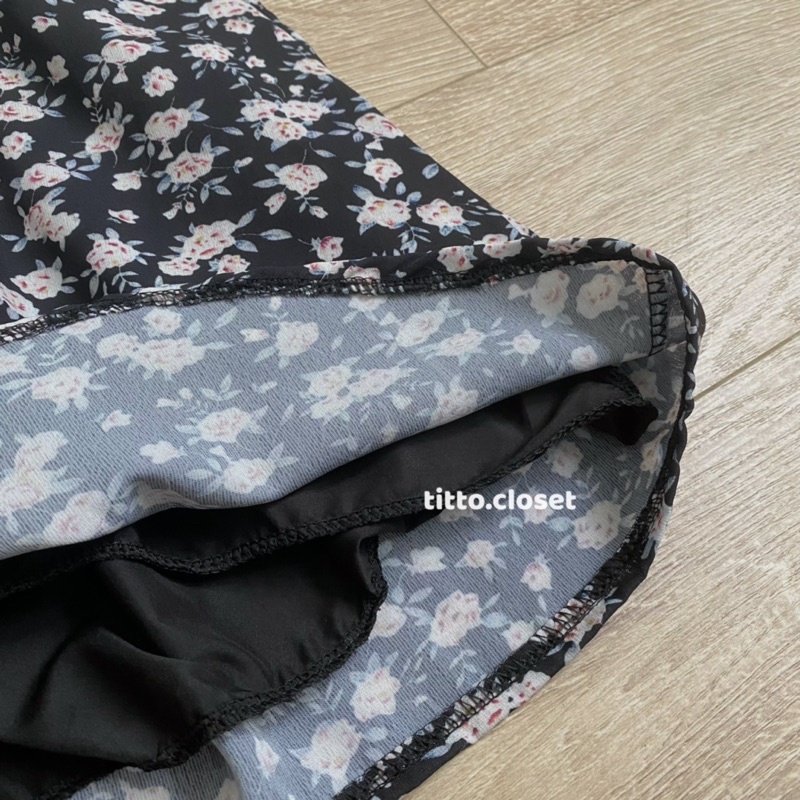 Set Fiona Váy Hoa + Áo Cardigan - Titto Closet