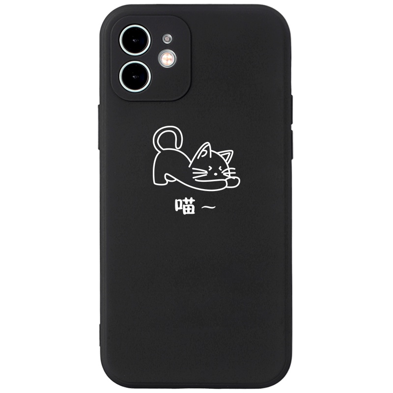 Ốp lưng JURSUE mềm hình cặp đôi dễ thương đẹp cho iPhone 13 12 11 Pro Max SE 2020 X XR XS 8 7 ip 6S 6 Plus kute Y1762