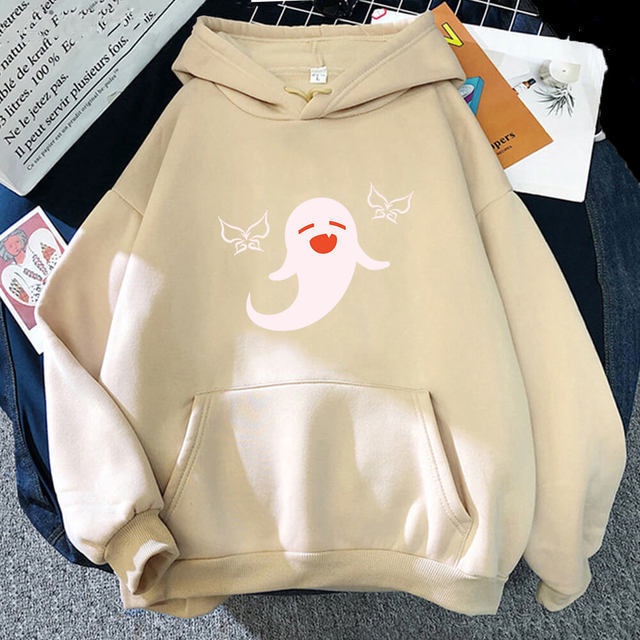 Áo Hoodie Họa Tiết Hoạt Hình Đáng Yêu Phong Cách Harajuku