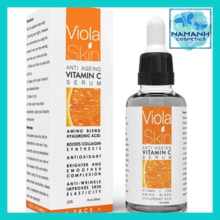 Serum cao cấp Viola Skin Vitamin C Hyaluronia Acid chống lão hóa, chống nhăn, dưỡng ẩm và sáng da - 30ml