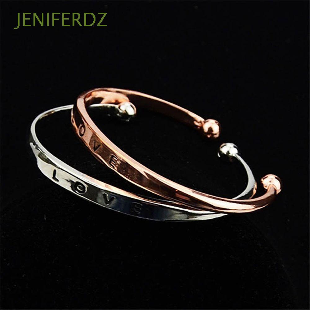 Vòng Tay Jeniferdz Bằng Thép Không Gỉ 3 Màu