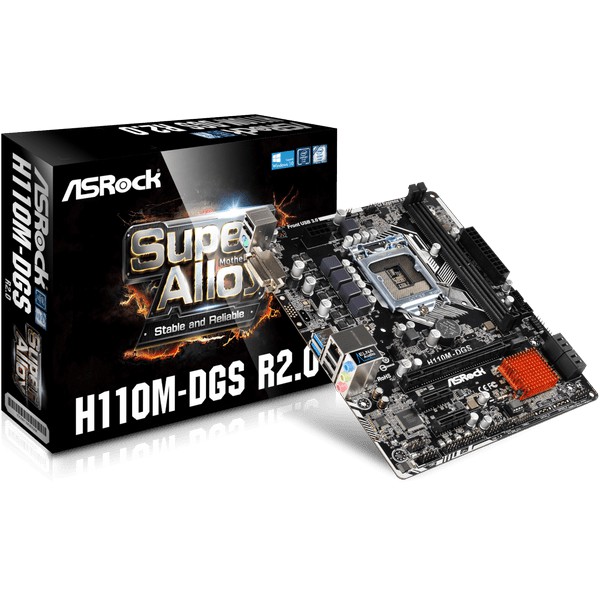 [Mã ELFLASH3 hoàn 10K xu đơn 20K] Chặn main ASROCK H110M-DGS R2.0