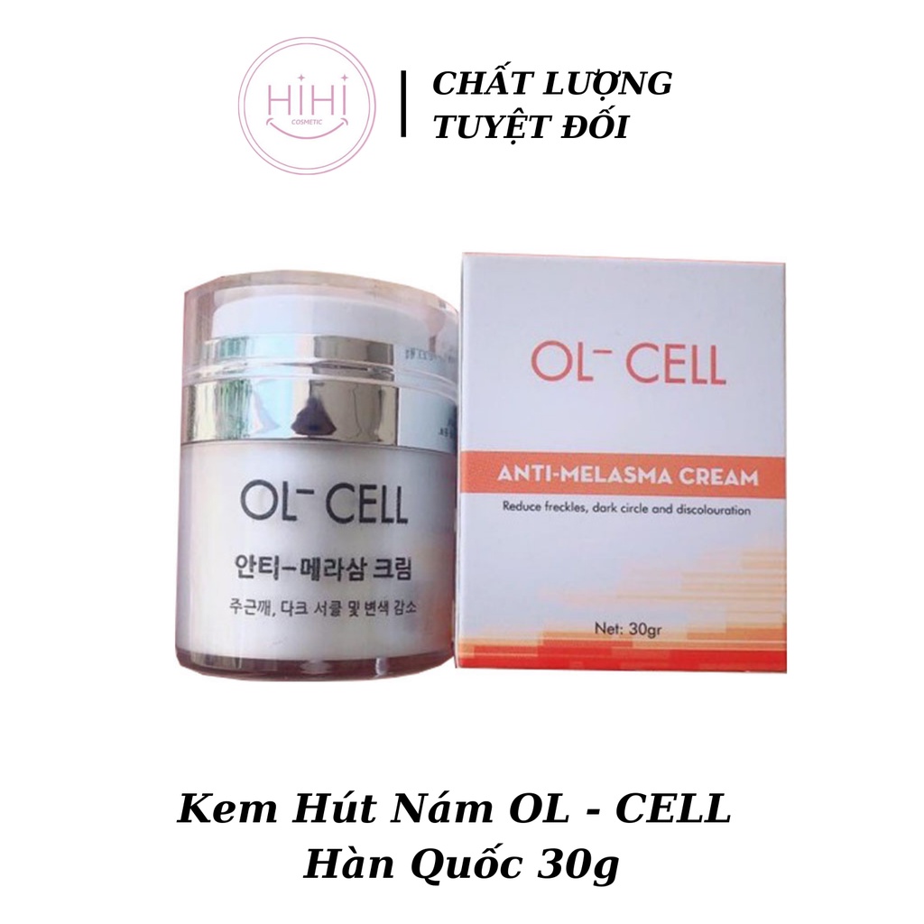 Kem Hút Nám OL - CELL Hàn Quốc 30g (Nhả nám, hút tàn nhang, đào thải sắc tố xạm đen bên trong tầng biểu bì của da)