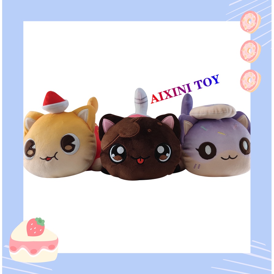 Mèo nhồi bông 25cm trang trí đáng yêu