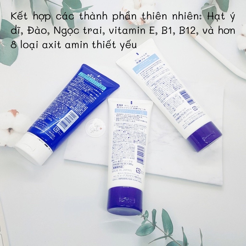 Sữa rửa mặt Hatomugi chiết xuất Ý dĩ Nhật Bản | BigBuy360 - bigbuy360.vn