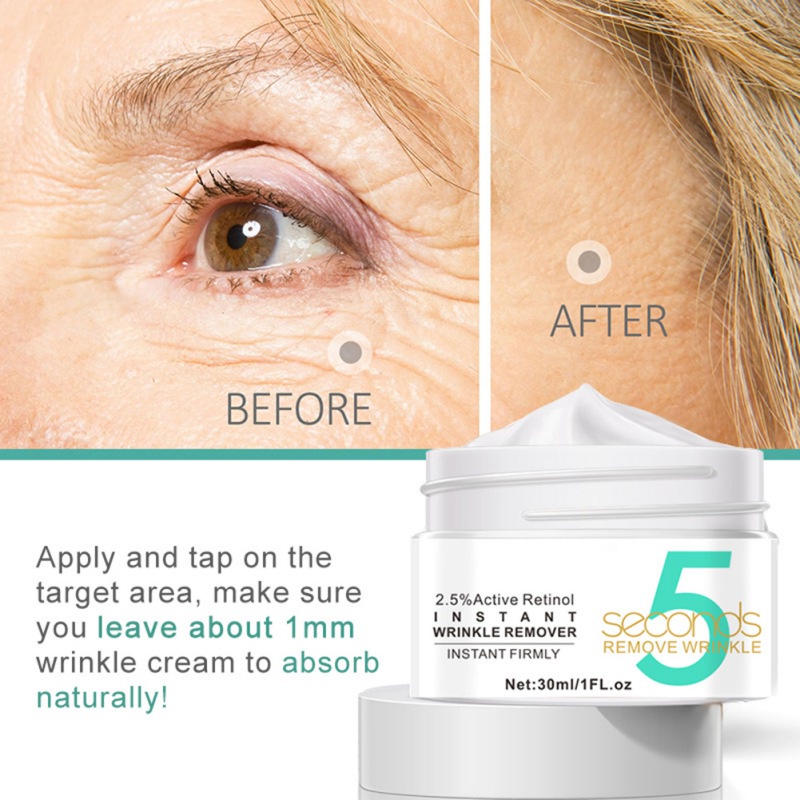 Kem Dưỡng Da Mặt Retinol 30ml Chống Lão Hóa Làm Mịn Nếp Nhăn Se Khít Lỗ Chân Lông Dưỡng Ẩm Cho Da