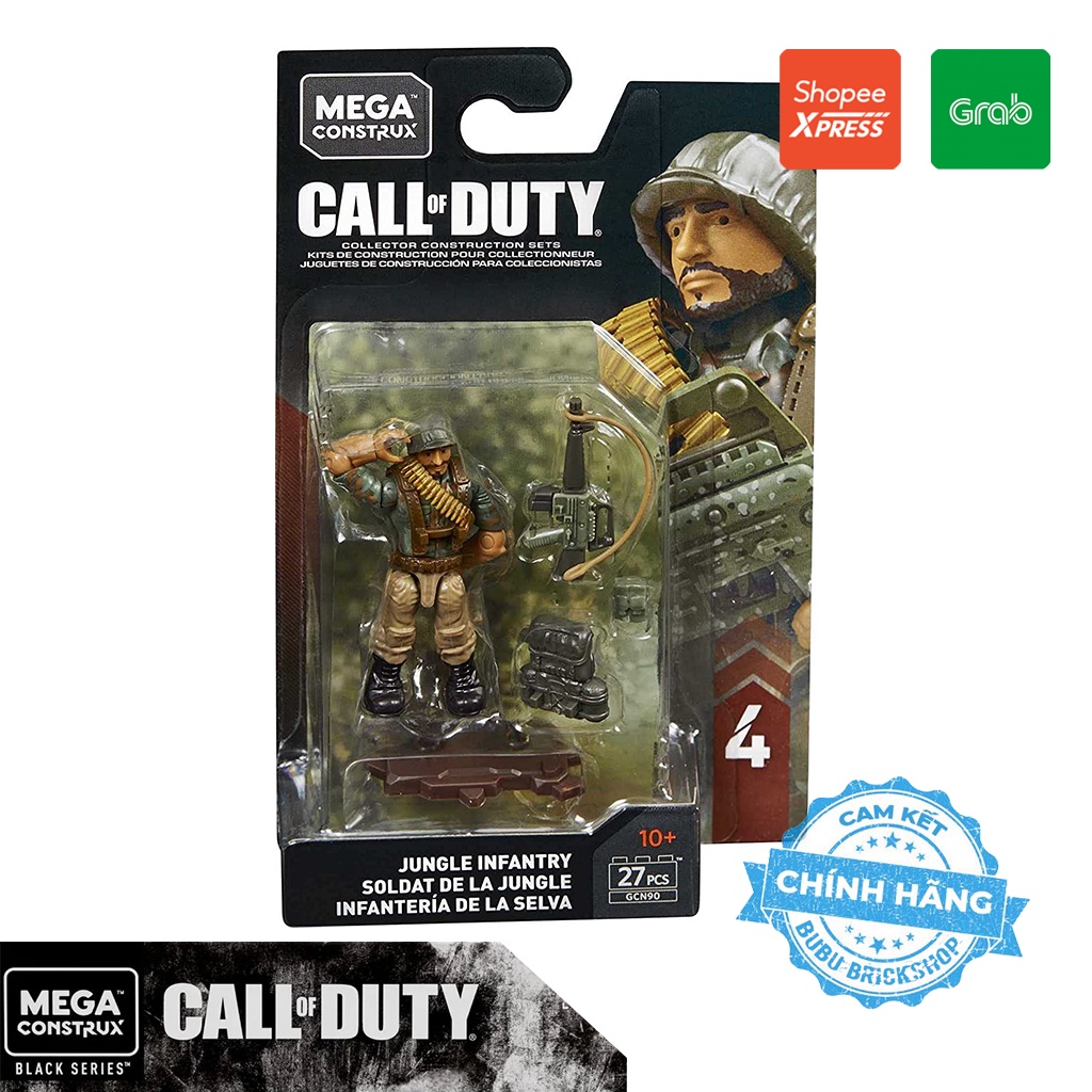 Mega Construx Call of Duty Jungle Infantry - Bộ xếp hình Mega Construx