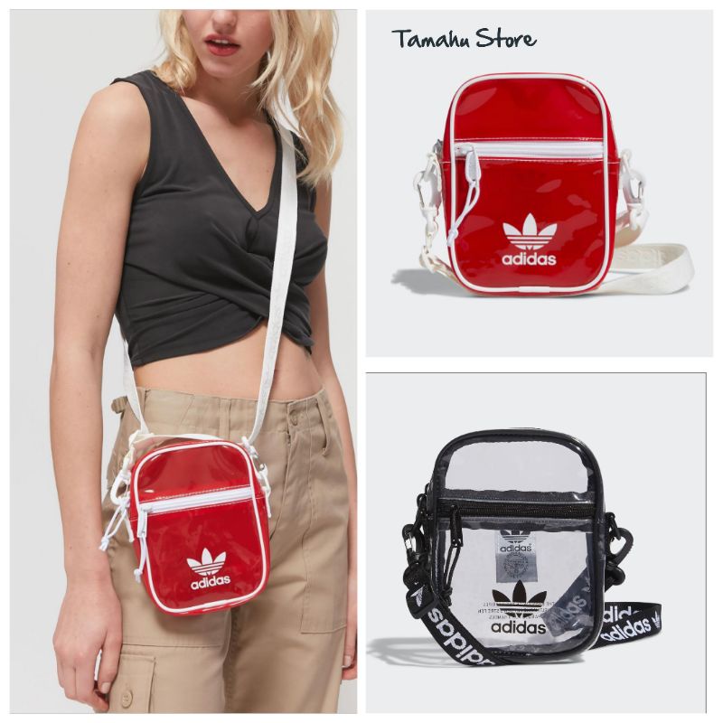 (Chuẩn hãng) Túi đeo chéo mini adidas trong suốt/ CL5277, CM3845