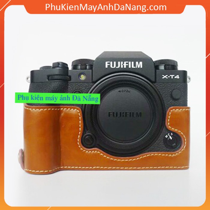 [FreeShip] [Ảnh thật] Bao Da Halfcase Thời Trang Dành Cho Máy Ảnh Fujifilm X-T4