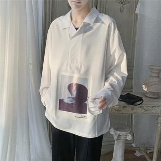 [Order] Áo sơ mi nam vải dẹp hàng quảng châu retro ulzzang