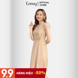 Đầm công sở dáng suông Basic phù hợp nhiều lứa tuôi Emvy K39
