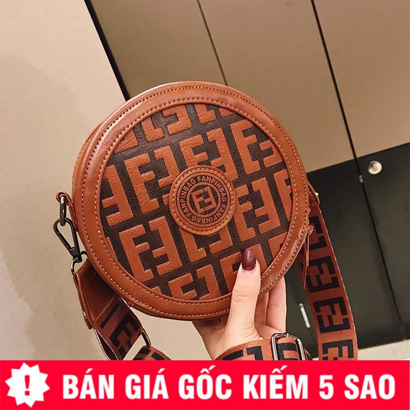 Túi Trống Tròn Hoa Văn FANPINBAG Hottrend P956