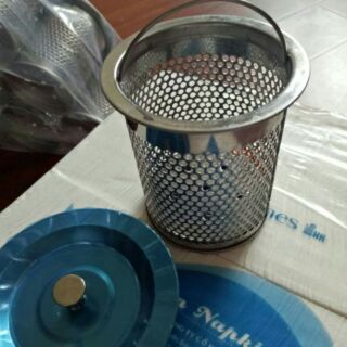 Combo 30 nắp bồn+ 30 giỏ rác bồn rửa bát