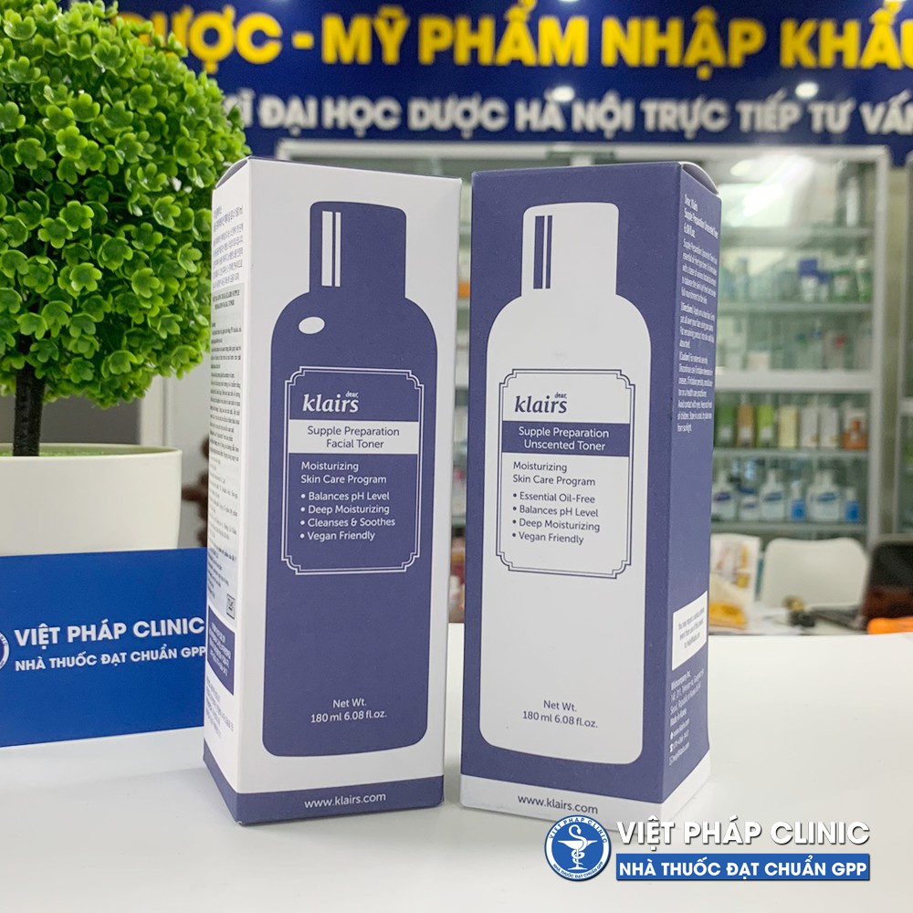 Nước Hoa Hồng Klairs Supple Preparation Toner