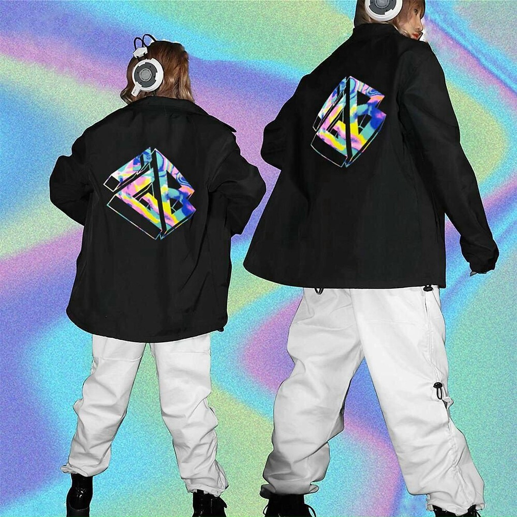 Áo Bomber GB phát sáng - khoác Nam Nữ Unisex form rộng Jacket vải dù 2 lớp chống nắng